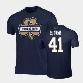 #41 Kurt Hinish 2021 Shamrock Series Irish Performance Mens Navy T-Shirt 757971-756