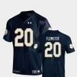 #20 C'Bo Flemister College Football Fighting Irish Replica Mens Navy Jersey 619668-556