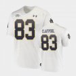 #83 Chase Claypool Replica Notre Dame Under Armour College Football Playoff Mens White Jersey 264633-488