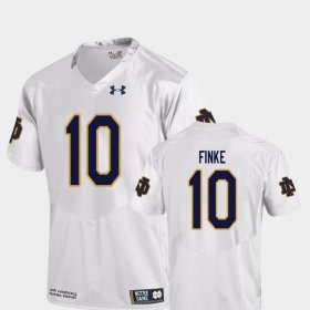 #10 Chris Finke College Football Notre Dame Fighting Irish Replica Mens White Jersey 881001-898