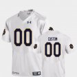 #00 Custom College Football UND Replica Men's White Jersey 130991-462