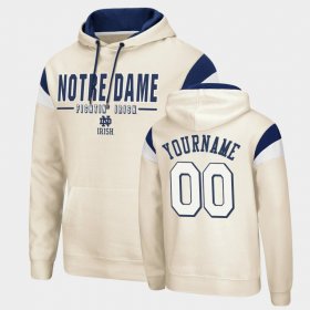 #00 Custom Fortress Notre Dame Pullover Mens Cream Hoodie 759377-280