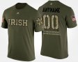 #00 Custom Military Fighting Irish Short Sleeve With Message Men's Camo T-Shirt 207488-977
