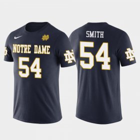 #54 Jaylon Smith Future Stars Fighting Irish Football Mens Navy T-Shirt 678145-216