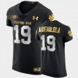 #19 Justin Ademilola Golden Edition Fighting Irish 2020-21 Authentic Men's Black Jersey 987291-742