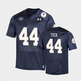 #44 Justin Tuck 2021 Rose Bowl UND College Football Men's Navy Jersey 209469-621
