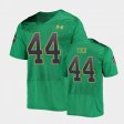 #44 Justin Tuck College Football Notre Dame Under Armour Replica Men's Green Jersey 609204-991