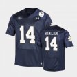 #14 Kyle Hamilton 2021 Rose Bowl Notre Dame Fighting Irish College Football Men's Navy Jersey 284829-340