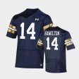 #14 Kyle Hamilton 2021 Shamrock Series Fighting Irish Premier Game Men Navy Jersey 744794-625