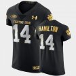 #14 Kyle Hamilton Golden Edition UND 2020-21 Authentic Men's Black Jersey 377722-626