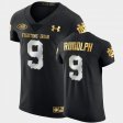 #9 Kyle Rudolph Golden Edition Notre Dame 2020-21 Authentic Men's Black Jersey 381346-932