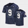 #9 Kyle Rudolph Replica Fighting Irish Under Armour College Football Playoff Men's Navy Jersey 740648-285