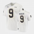 #9 Kyle Rudolph Replica Fighting Irish Under Armour College Football Playoff Men's White Jersey 864660-379