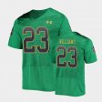 #23 Kyren Williams College Football University of Notre Dame Under Armour Replica Men Green Jersey 358048-911