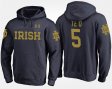 #5 Manti Te'o Name and Number Notre Dame Fighting Irish Men Navy Hoodie 629004-388