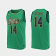 #14 Nate Laszewski Replica Fighting Irish 2019-20 College Basketball Mens Kelly Green Jersey 133519-266