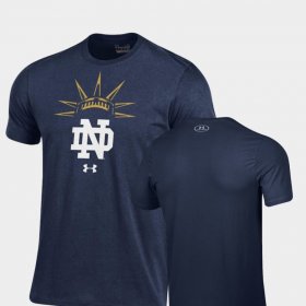 2018 Shamrock Series Notre Dame Fighting Irish Liberty Charged Cotton Under Armour Men Navy T-Shirt 797166-569