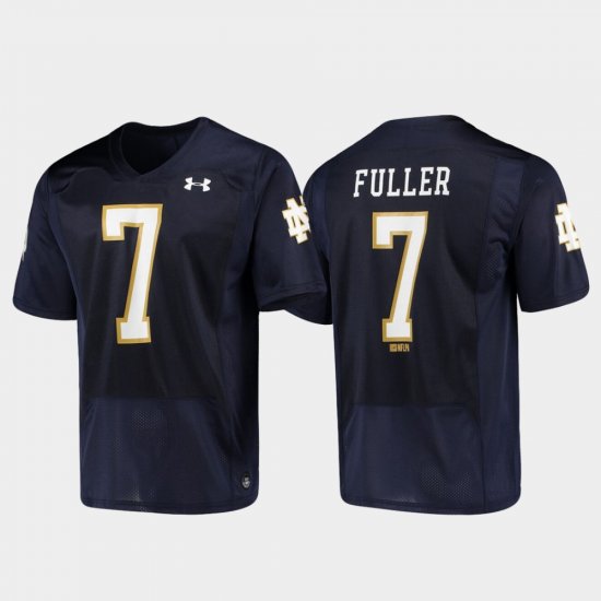 #7 Will Fuller Replica UND Alumni Football Under Armour Mens Navy Jersey 463772-858