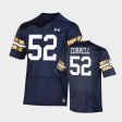 #52 Zeke Correll 2021 Shamrock Series Irish Replica Game Men's Navy Jersey 865420-923