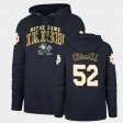 #52 Zeke Correll Double Decker Fighting Irish Headline Men's Navy Hoodie 122392-885