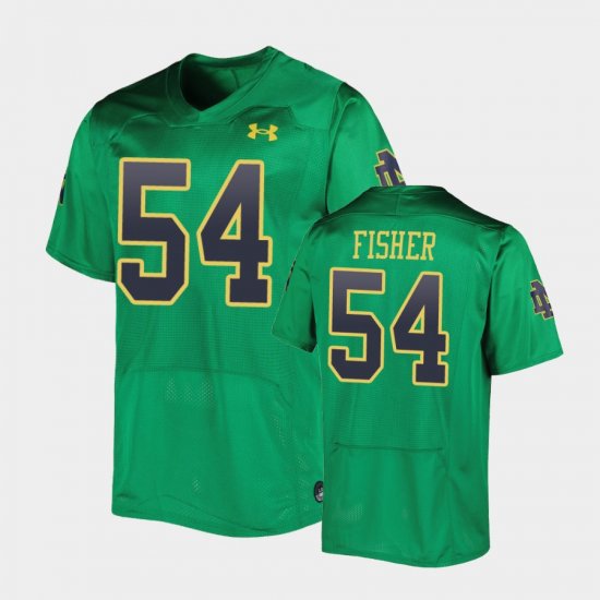 #54 Blake Fisher Replica Irish Mens Green Jersey 734147-971