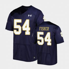 #54 Blake Fisher Replica Notre Dame Men's Navy Jersey 344480-816