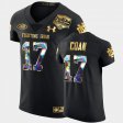 #17 Jack Coan College Football Irish 2022 Fiesta Bowl Golden Diamond Edition Mens Black Jersey 813044-163
