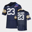 #23 Kyren Williams College Football Irish 2022 Fiesta Bowl Playoff Mens Navy Jersey 685177-524