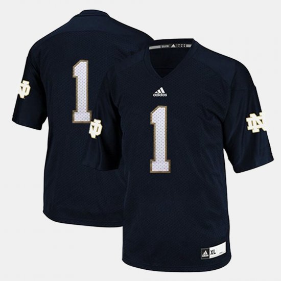 #1 Louis Nix III College Football UND Men\'s Blue Jersey 927411-953