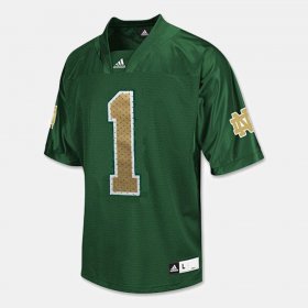 #1 Louis Nix III College Football Fighting Irish Youth Green Jersey 385894-355