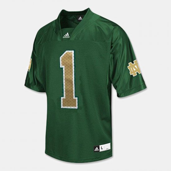 #1 Louis Nix III College Football Notre Dame Mens Green Jersey 352932-170