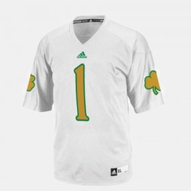 #1 Louis Nix III College Football University of Notre Dame Youth White Jersey 361225-390