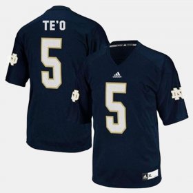 #5 Manti Te'o College Football Notre Dame Fighting Irish Youth Blue Jersey 688718-341