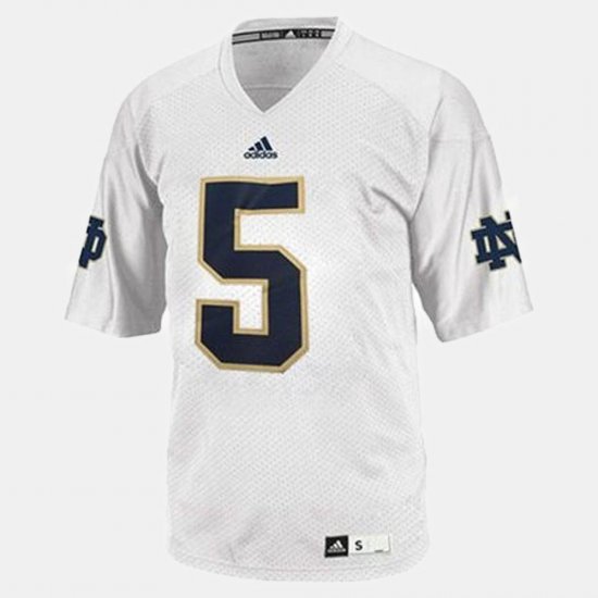 #5 Manti Te\'o College Football UND Youth White Jersey 905349-187