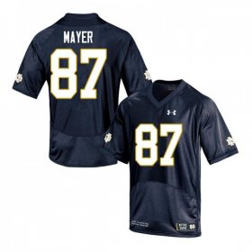 #87 Michael Mayer College Football University of Notre Dame 2022 Fiesta Bowl Playoff Men Navy Jersey 753406-455