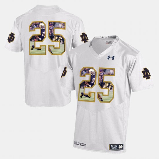 #25 Player Pictorial UND Mens White Jersey 148625-944