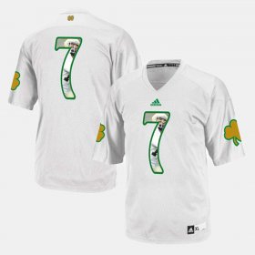 #7 Stephon Tuitt Player Pictorial University of Notre Dame Men's White Jersey 706065-607