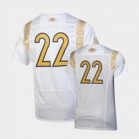#22 2022 Shamrock Series UND Replica Women's White Jersey 434470-977