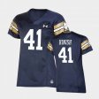 #41 Kurt Hinish 2021 Shamrock Series Notre Dame Fighting Irish Replica Game Women's Navy Jersey 516340-850