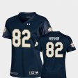 #82 Nic Weishar College Football Notre Dame Fighting Irish Replica Womens Navy Jersey 439198-618