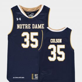 #35 Bonzie Colson Replica Irish College Basketball Youth Navy Jersey 865242-581