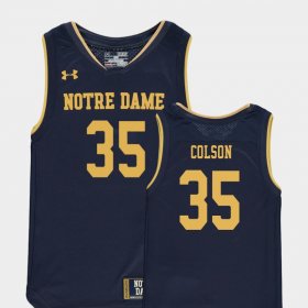 #35 Bonzie Colson Replica Irish College Basketball Special Games Youth Navy Jersey 293059-548
