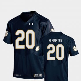 #20 C'Bo Flemister College Football Irish Replica Youth Navy Jersey 610589-772