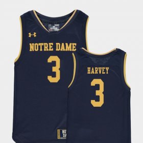 #3 D.J. Harvey Replica Fighting Irish College Basketball Special Games Youth Navy Jersey 717426-313