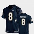 #8 Jafar Armstrong College Football Notre Dame Fighting Irish Replica Youth Navy Jersey 439261-557