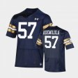 #57 Jayson Ademilola 2021 Shamrock Series University of Notre Dame Replica Game Youth Navy Jersey 212482-516