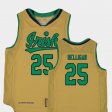 #25 Liam Nelligan Replica Fighting Irish College Basketball Special Games Youth Gold Jersey 516078-948
