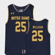 #25 Liam Nelligan Replica Fighting Irish College Basketball Special Games Youth Navy Jersey 222892-377